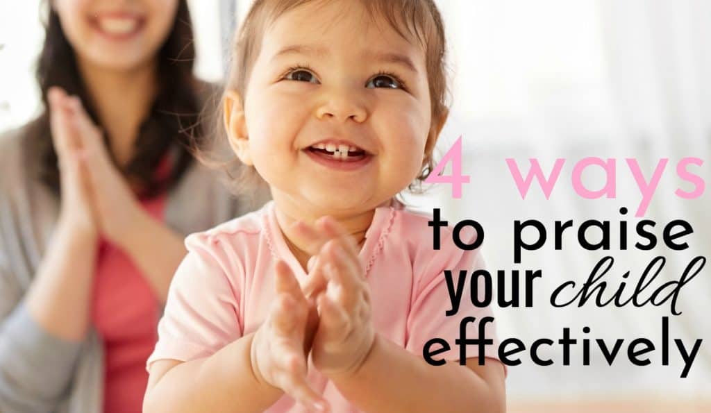 mom and toddler clapping happy when to praise a child