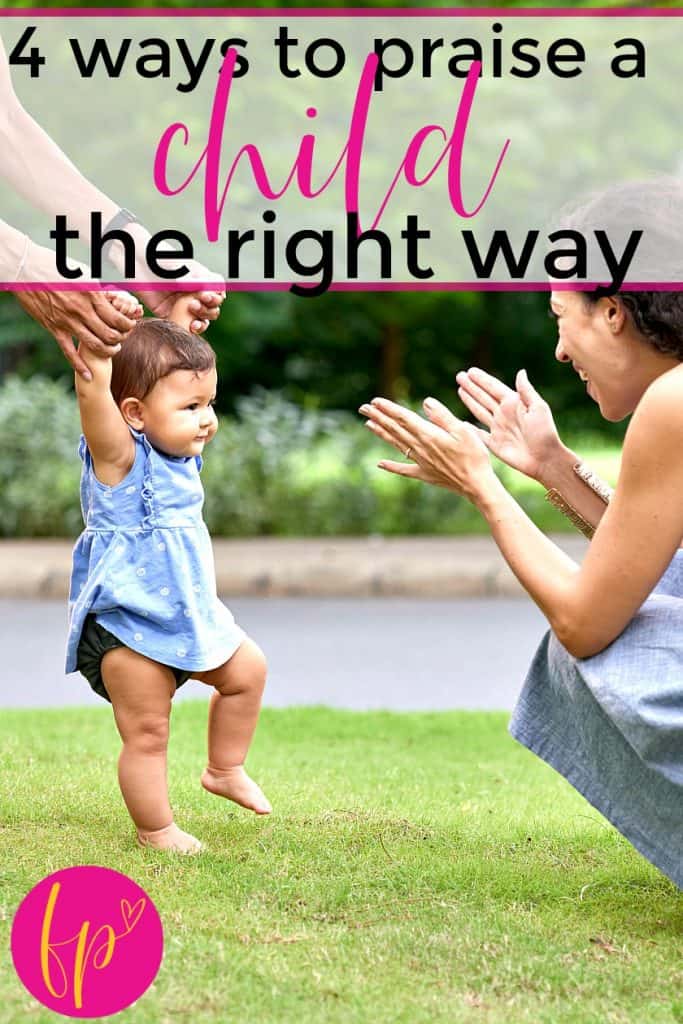 mom clapping for toddler who is trying to walk knowing how to praise a child