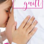 child caressing moms pregnant belly how to do deal with second baby guilt